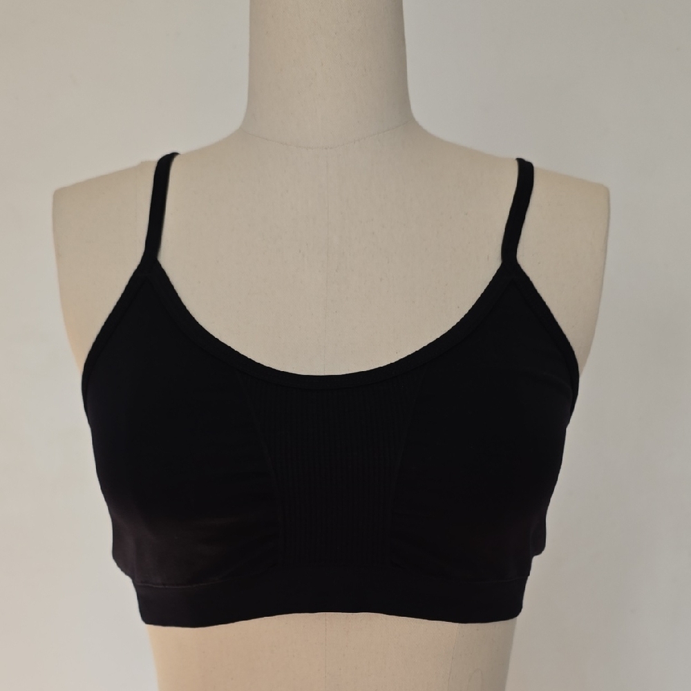 Zella Black Bralette Size Medium